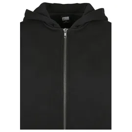 URBAN CLASSICS Ladies Oversized Zip Hoody - schwarz,