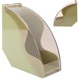 Kaffeefilterhalter Mit Deckel, Grün Kaffeefilter Papierspender Rack, Filtertütenhalter, Wiederverwendbar Kaffeefilter Halter, Fächerförmige Filterpapierhalter, Für Küchen, Cafés, Bars