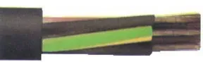 Gummischlauchleit.H07RN-F 3x1,5 mm 2,50 m Ring