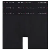Tommy Hilfiger Underwear Boxershorts 3P LONG mit längerem Bein schwarz M (50)