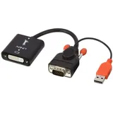 Lindy 38184 VGA auf DVI-D Konverter schwarz/orange
