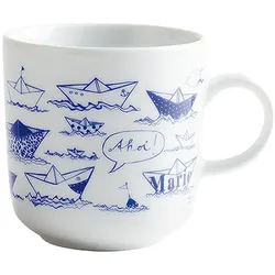 KAHLA 475300A00611C Ahoi Marie Kaffeebecher 0,30 l Papierschiffchen