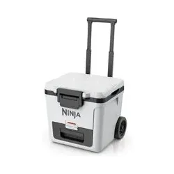 Ninja FrostVault 28L Kühlbox mit Rädern und Trockenzone wolkenweiß FB230EUWH