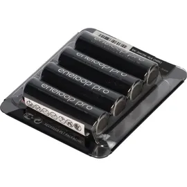 Panasonic Eneloop Pro AA 2500 mAh 4 St. mit Aufbewahrungsbox