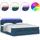 vidaXL Ottoman-Bett 200 x 200 cm Blau