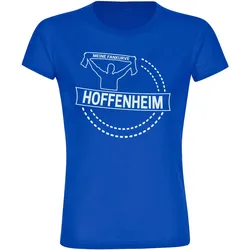 multifanshop Damen T-Shirt - Hoffenheim - Meine Fankurve - Druck weiß - Frauen