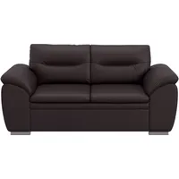 2-Sitzer COTTA "Leandra", braun, B:185cm H:88cm T:90cm, Kunstleder Softlux;NaturLEDER (echtes Rindsleder) Die Rückseite bei Naturlederprodukten ist mit Spannstoff bezogen.;Luxus-Microfaser (100% Polyester);NaturLEDER: Bitte beachten Sie, dass Lederbezüge mehr Nähte aufweisen als Stoffbezüge., Sofas, Polstergarnitur, auch als Set erhältlich