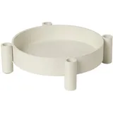 Broste Copenhagen Kerzenleuchter Silke Aluminium Grau