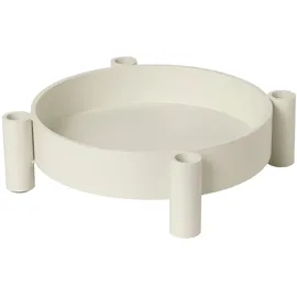 Broste Copenhagen Kerzenleuchter Silke Aluminium Grau