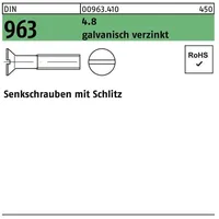 Industrial Quality Supplies DIN 963/ISO 2009 Senkkopfschraube M20x40 Stahl