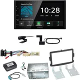 Kenwood DMX5020DABS Bluetooth USB MP3 DAB+ Einbauset für Opel Vivaro Movano B