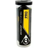 Satz mit 3 Squashbällen Dunlop db pro schwarz|weiß|gelb No Size