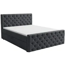 GRAINGOLD Montego 160 x 200 cm Dunkelgrau