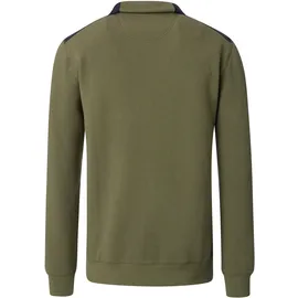 CasaModa Sweatjacke in Dunkelgrün | Gr.: 6XL