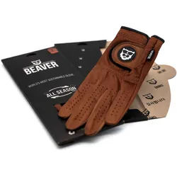 Golfhandschuh ALL SEASON ULTRA Cognac Brown, FRAUEN, Links (Rechtshänder), L L