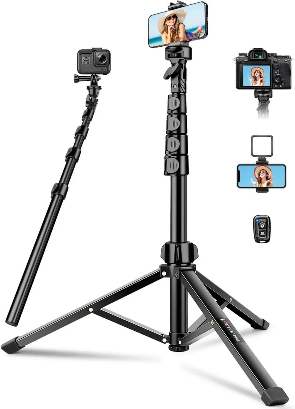 Handy Stativ Ständer 183cm Stabil Smartphone Stativ