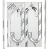 INGE-GLAS 4 Zuckerstangen 14cm Kunststoff Christbaumschmuck Weihnachtsbaumschmuck klein