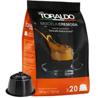 CAFFÈ TORALDO - CREMOSA - 20 DOLCE GUSTO KOMPATIBLE KAPSELN 7.5g