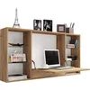 Schreibtisch VCM VCM Holz Hänge Schreibtisch Wandschreibtisch Computertisch Schublade Teala Gr. 115, honig, eiche, B:115cm H:60cm T:20cm, Tische