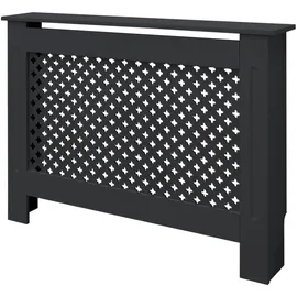 ML-Design Heizkörperverkleidung mit Wabenmuster 112x19x82cm Anthrazit aus MDF