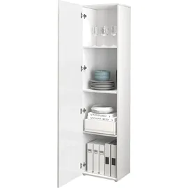 INOSIGN Mehrzweckschrank "Egypt", weiß (weiß hochglanz), B:45cm H:190cm, FSC-zertifizierter Holzwerkstoff, Schränke, Mehrzweckschrank, komplett hochglanz lackiert, 1 Tür