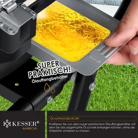 Kesser Elektrogrill 2in1 Tischgrill 2400 Watt schwarz