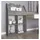 vidaXL Kinderregal Betongrau 71 x 30 x 114 cm Spanplatte grau