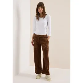 Cecil Cordhose Wide Leg Mocha Caramel 33 26