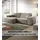 bromarkt Ecksofa, PABLO Mini Schlaffunktion Bettkasten L-Form, 255x148x85cm Beige, Links - Beige