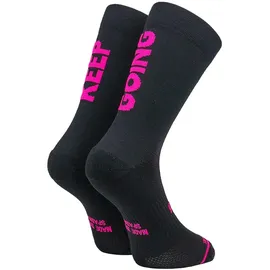 sporcks Keep Going Laufsocken Pink/Schwarz 41-43