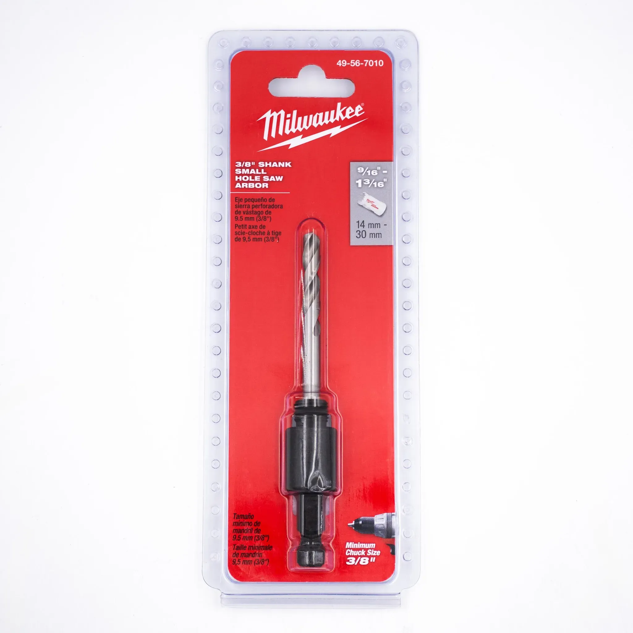 Milwaukee - Standard-Adapter 9,5 mm 6-kant für Lochsägen bis 30 mm