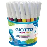Giotto Turbo Color Maxi Filzstifte 48 St. auswaschbar