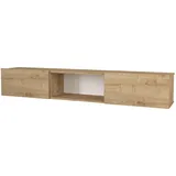 [en.casa] Paltamo TV-Lowboard 180 x 31 x 28,5 cm Beige Holz