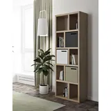 TemaHome Bücherregal Berlin Holzoptik Braun Eiche