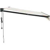 vidaXL Gelenkarmmarkise 300 x 250 cm creme