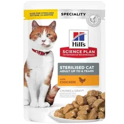 Hill's Science Plan Young Adult Sterilised mit Huhn 12x85g