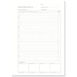 RNK Berichtsblock Ausbildungsnachweis 5086 monatlich A4 24 Blatt