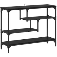 VidaXL Konsolentisch Schwarze Eiche 100 x 30 x 75