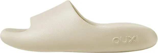 PUXI Weiche Hausschuhe, Schiebeschuh-Design, Lehm-Braun, Größe 37-38, Unisex, minimalistisches Mode-Design