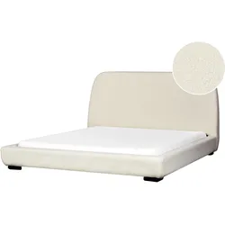 Wasserbett Bouclé ROISEL 160 x 200 cm Creme