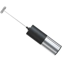 HOLIDYOYO Elektrischer Milchaufschäumer Stab Aus Edelstahl Multifunktionaler Handaufschäumer Für Kaffee Cappuccino Latte Kompakt Und Leicht Für Zuhause Und Gastronomie