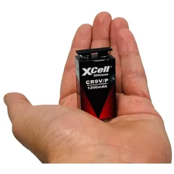 4x XCellLithium 9V Block Hochleistungs- Batterien für Rauchmelder / Feuermelder - 10 Jahre Batterie Lebensdauer