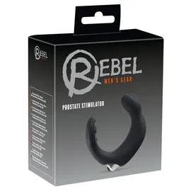 REBEL Prostatavibrator "Prostate Stimulator", Vibrobullet herausnehmbar, schwarz