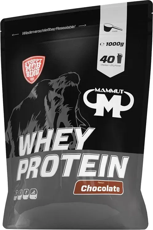 Mammut Nutrition Molkenprotein Pulver, Schokolade, 1 kg