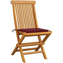vidaXL Gartenstuhl 50 x 114,2 x 34,5 cm rot 8 St.