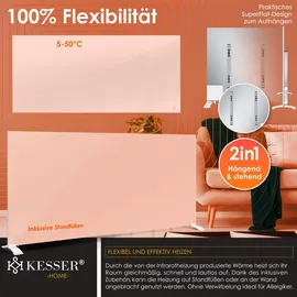 Kesser Infrarotheizung 700 W Weiß