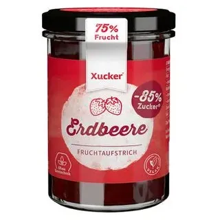 Xucker Fruchtaufstrich - 220g - Erdbeer
