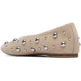 Xti - Ballerinas Damen Taupe - Bequeme und vielseitige Schuhe - Casual Mode - Modell 14528301 (Größe 39) Braun, Wohnung, Keine, Lässig