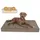 Knuffelwuff Hundematte Palomino XXL 115 x 80 cm grau