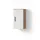 livinity® Ronco Badschrank 30 x 59 cm Weiß Hochglanz/Eiche Spanplatte